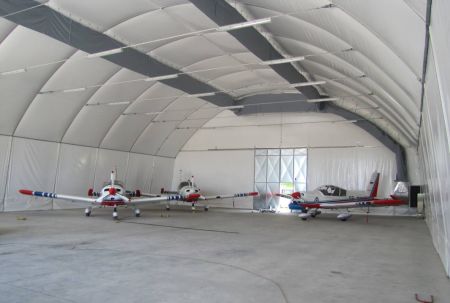 Flugzeughangar, Zelthallen für andere Zwecke